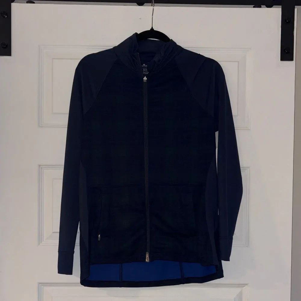 Peter Millar Women’s Performance Plaid Full Zip Jacket